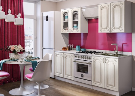 Кухонный Гарнитур Лиза-1 МДФ Сандал 1600/1700/1800/2000 мм