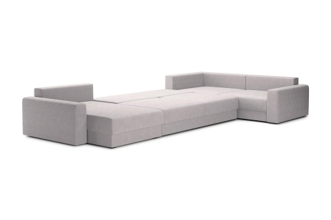 Диван п-образный тик-так Омега бежевый