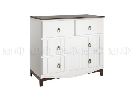 Спальный Гарнитур Виолетта МДФ Белый (Шкаф+Комод+Тумбы+Кровать)