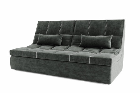 Диван прямой Коста-Рика-3 с ножками-кубышками (Ш-1850 х Г-960 х В-1020 мм)/Разные Цвета